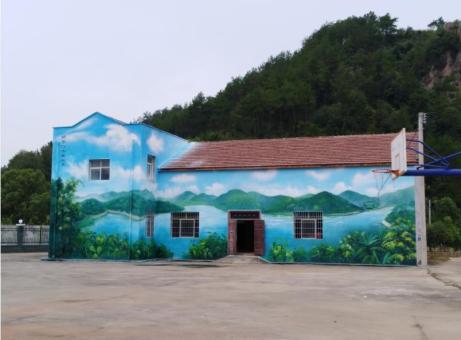 桃园彩绘墙绘一般制作的位置