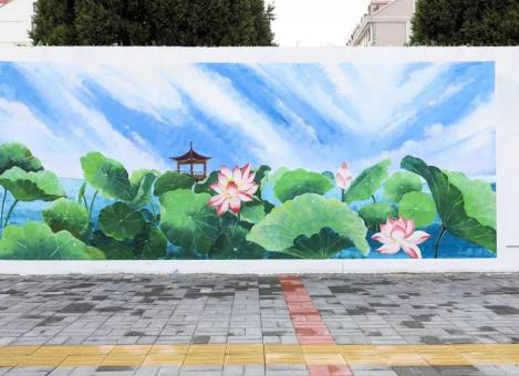 桃园墙绘施工材料制作工艺说明