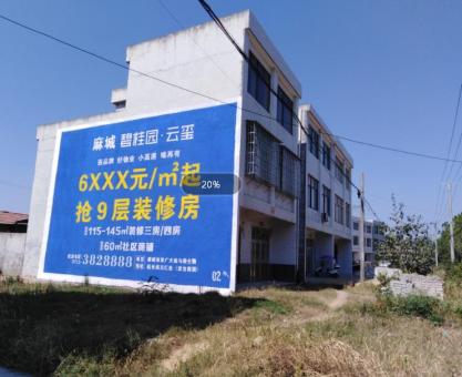 如何策划桃园墙体广告的投放？